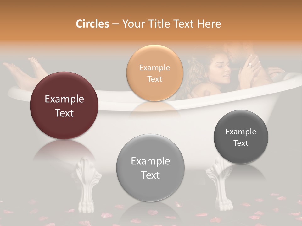 Lifestyle Fine Tub PowerPoint Template