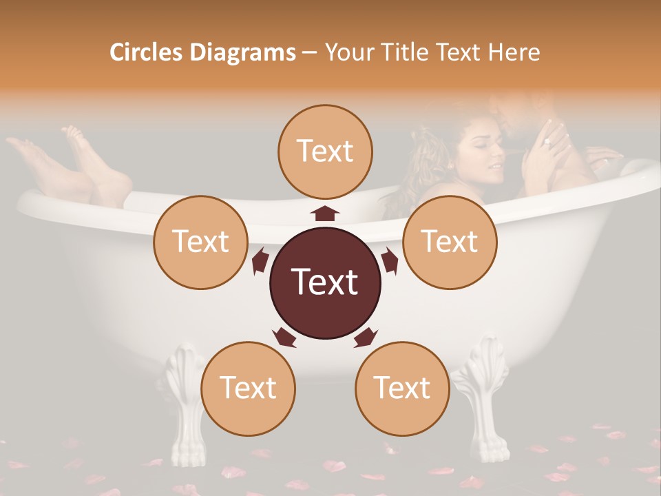 Lifestyle Fine Tub PowerPoint Template