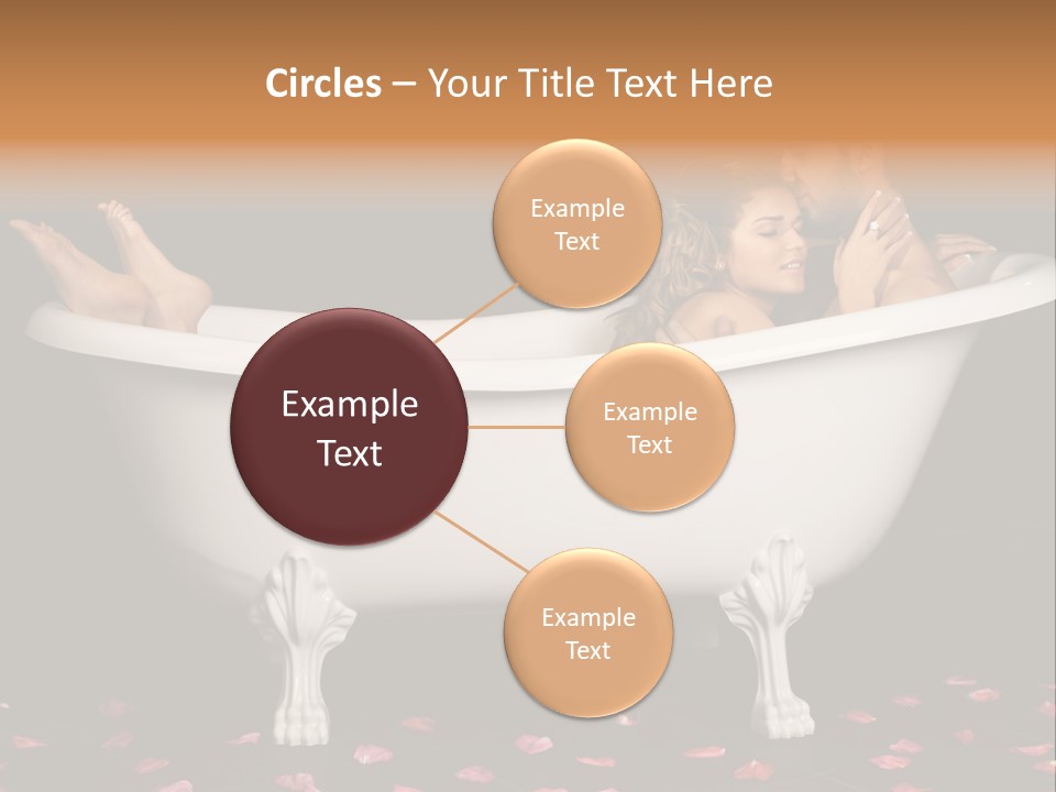 Lifestyle Fine Tub PowerPoint Template