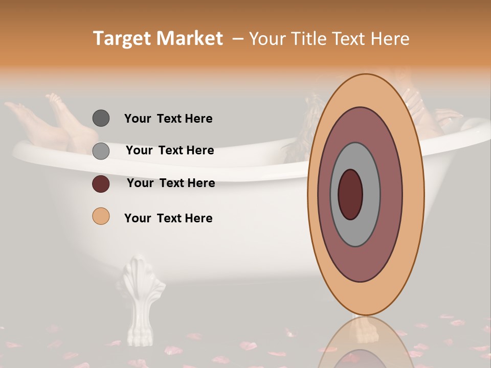 Lifestyle Fine Tub PowerPoint Template