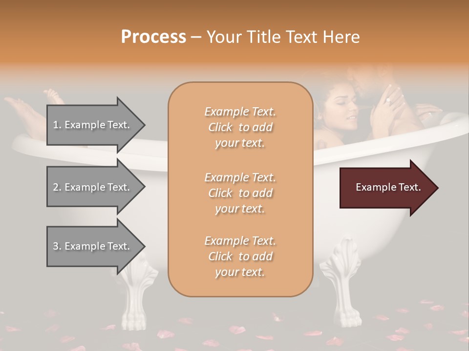 Lifestyle Fine Tub PowerPoint Template