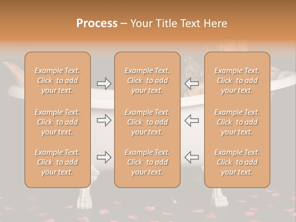Lifestyle Fine Tub PowerPoint Template