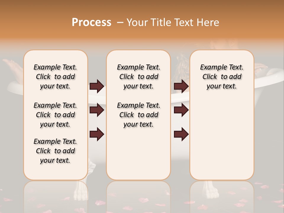 Lifestyle Fine Tub PowerPoint Template