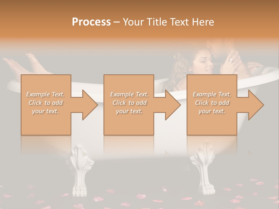 Lifestyle Fine Tub PowerPoint Template