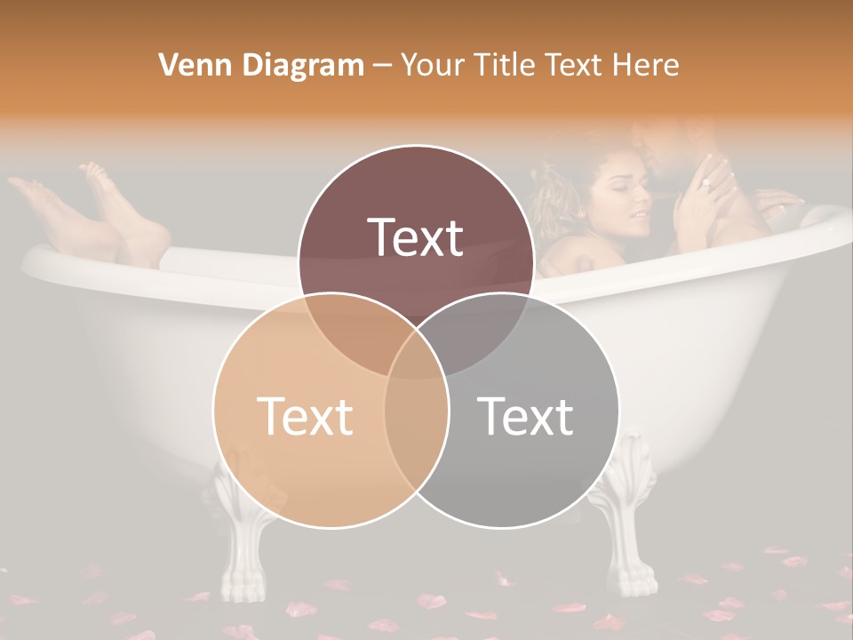 Lifestyle Fine Tub PowerPoint Template
