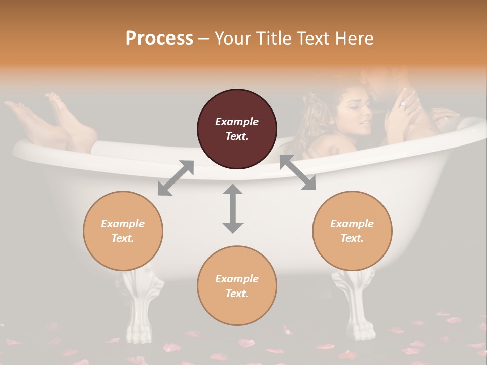 Lifestyle Fine Tub PowerPoint Template
