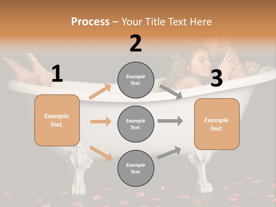 Lifestyle Fine Tub PowerPoint Template