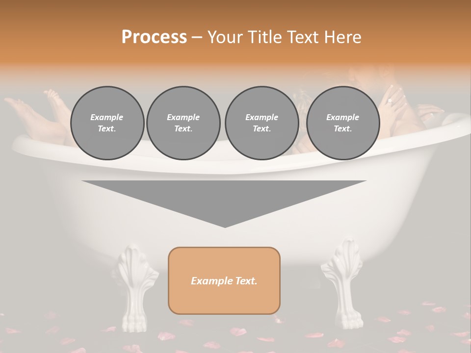 Lifestyle Fine Tub PowerPoint Template