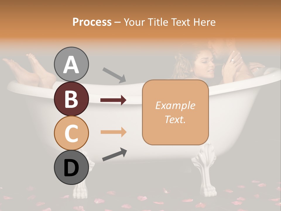 Lifestyle Fine Tub PowerPoint Template