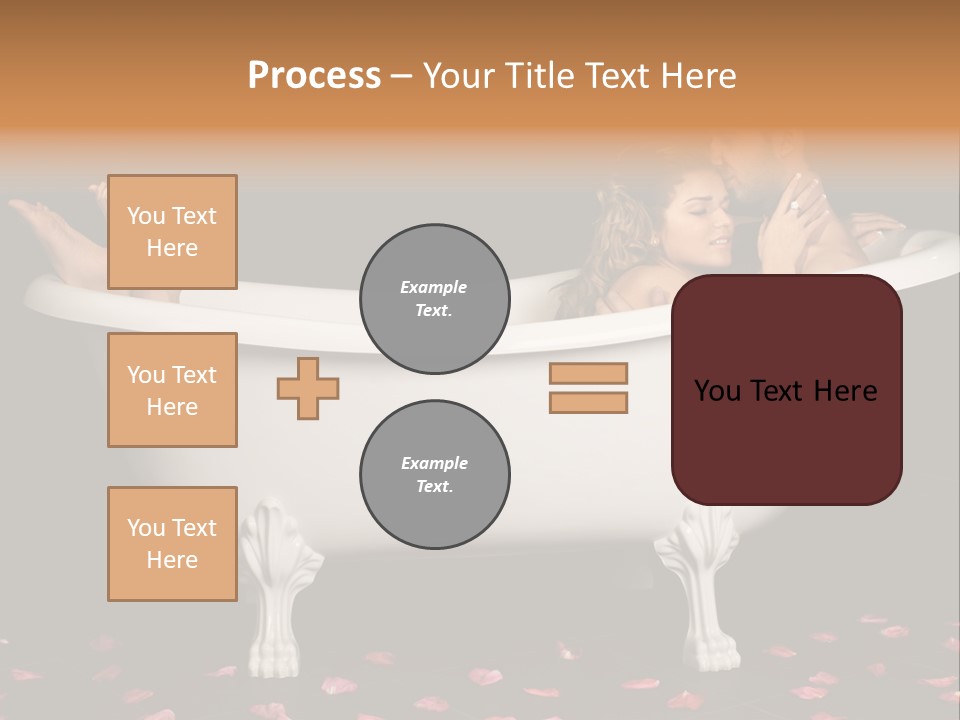 Lifestyle Fine Tub PowerPoint Template