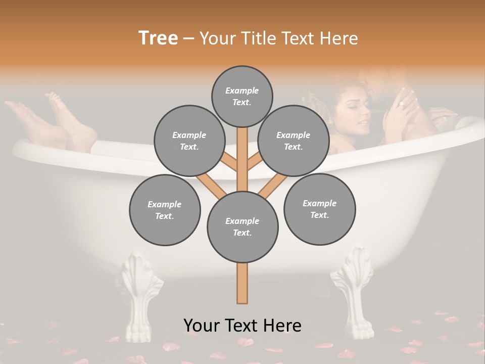 Lifestyle Fine Tub PowerPoint Template