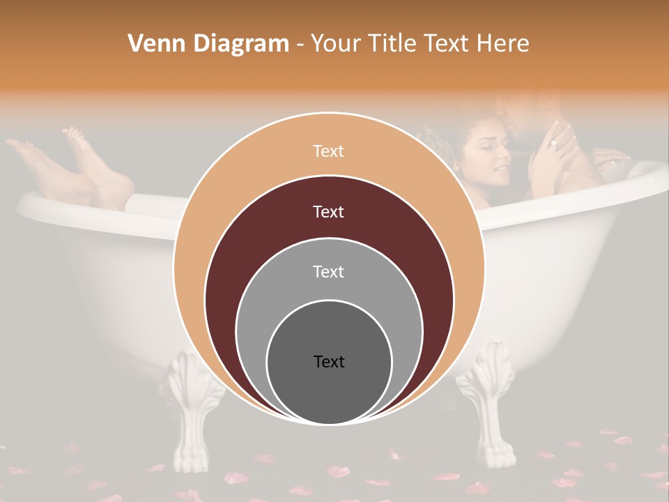 Lifestyle Fine Tub PowerPoint Template