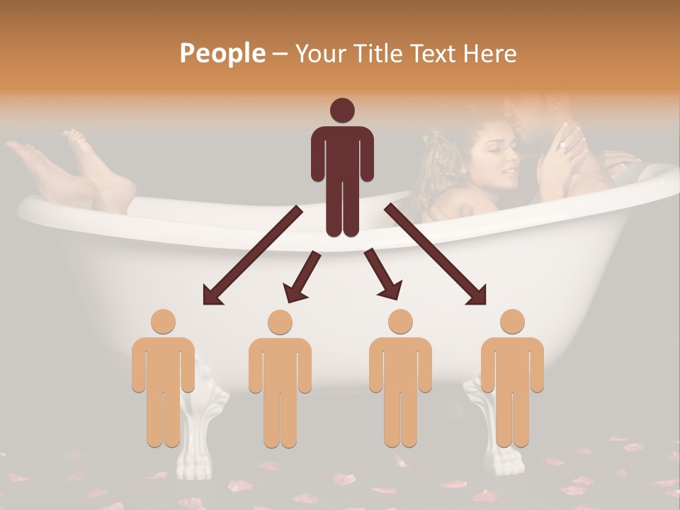 Lifestyle Fine Tub PowerPoint Template
