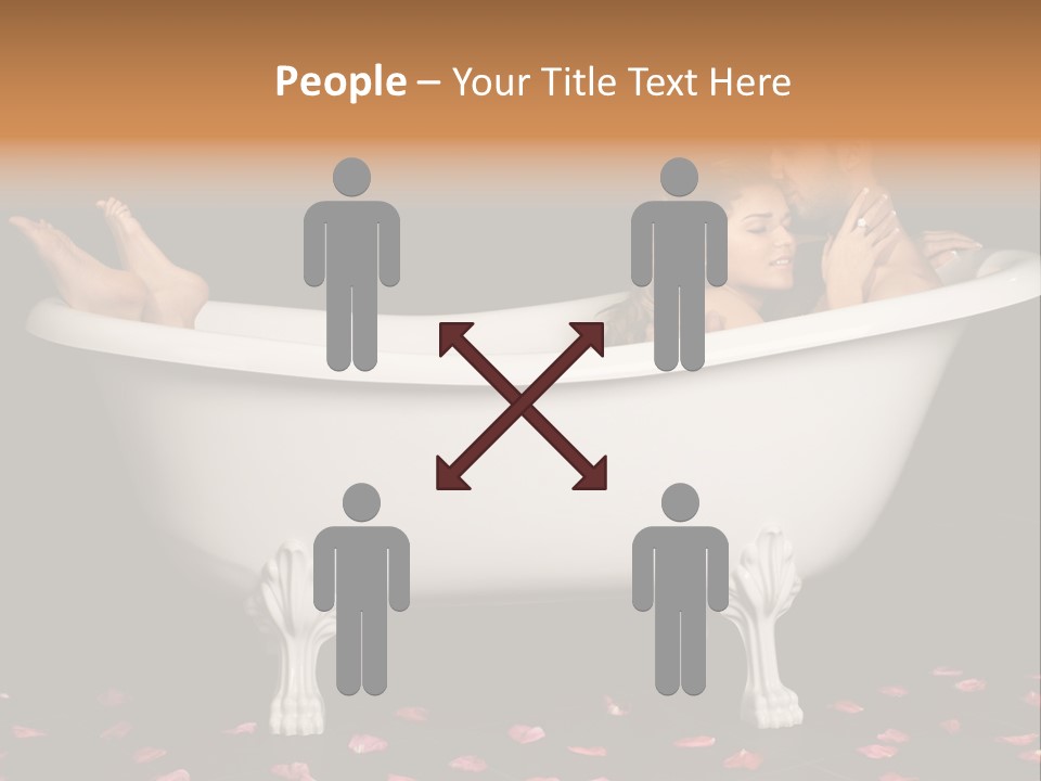 Lifestyle Fine Tub PowerPoint Template