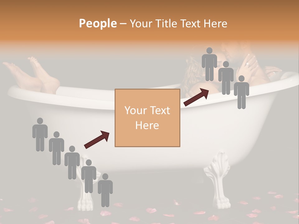 Lifestyle Fine Tub PowerPoint Template