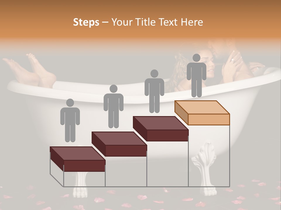 Lifestyle Fine Tub PowerPoint Template