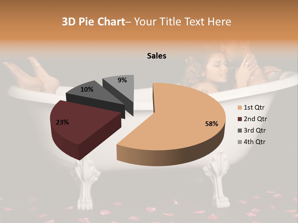Lifestyle Fine Tub PowerPoint Template