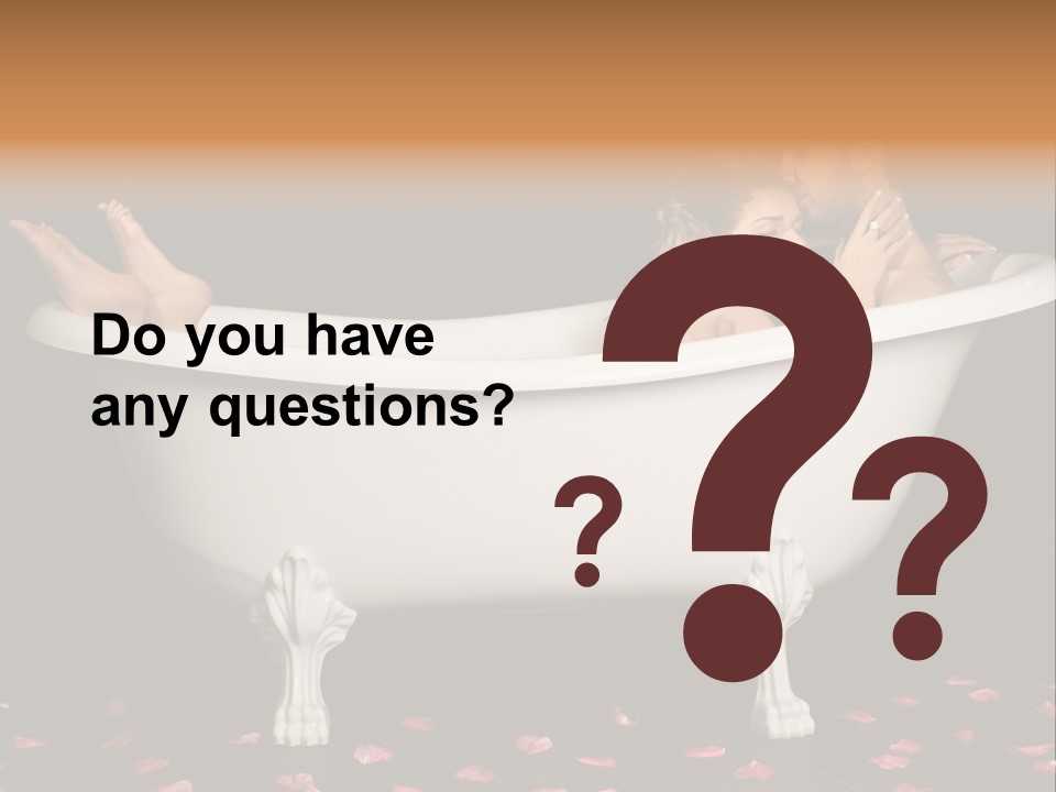 Lifestyle Fine Tub PowerPoint Template