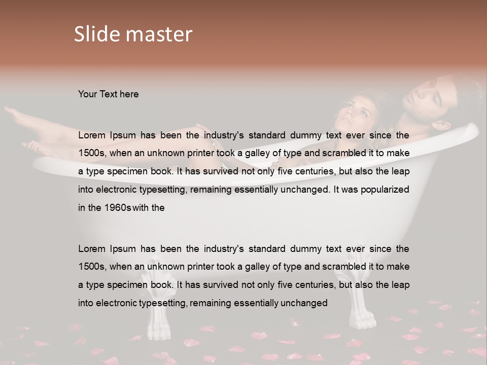 Resting Pretty Lad PowerPoint Template