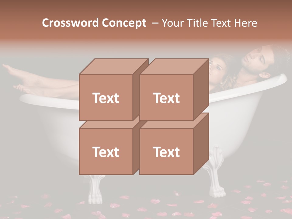Resting Pretty Lad PowerPoint Template