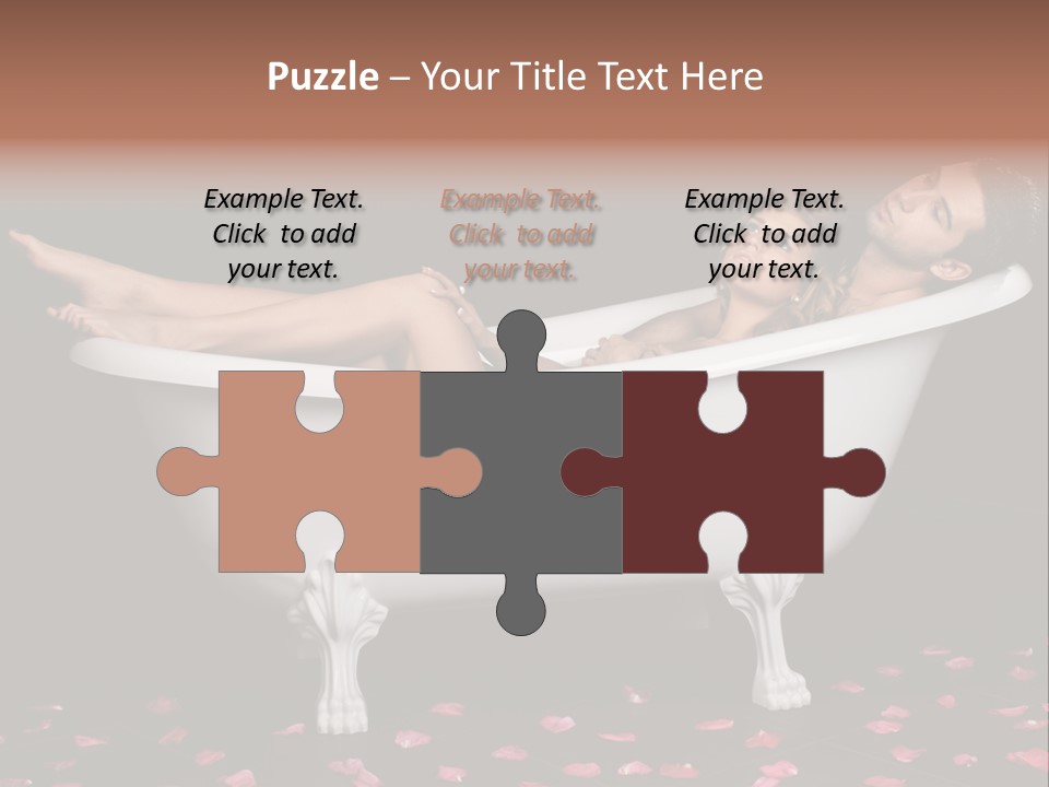 Resting Pretty Lad PowerPoint Template