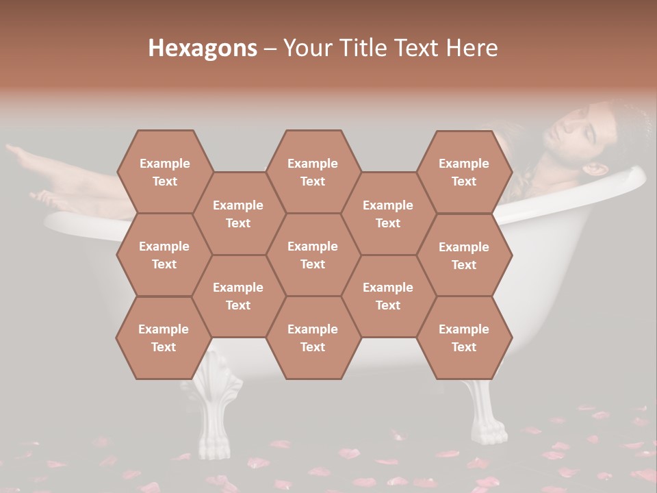 Resting Pretty Lad PowerPoint Template