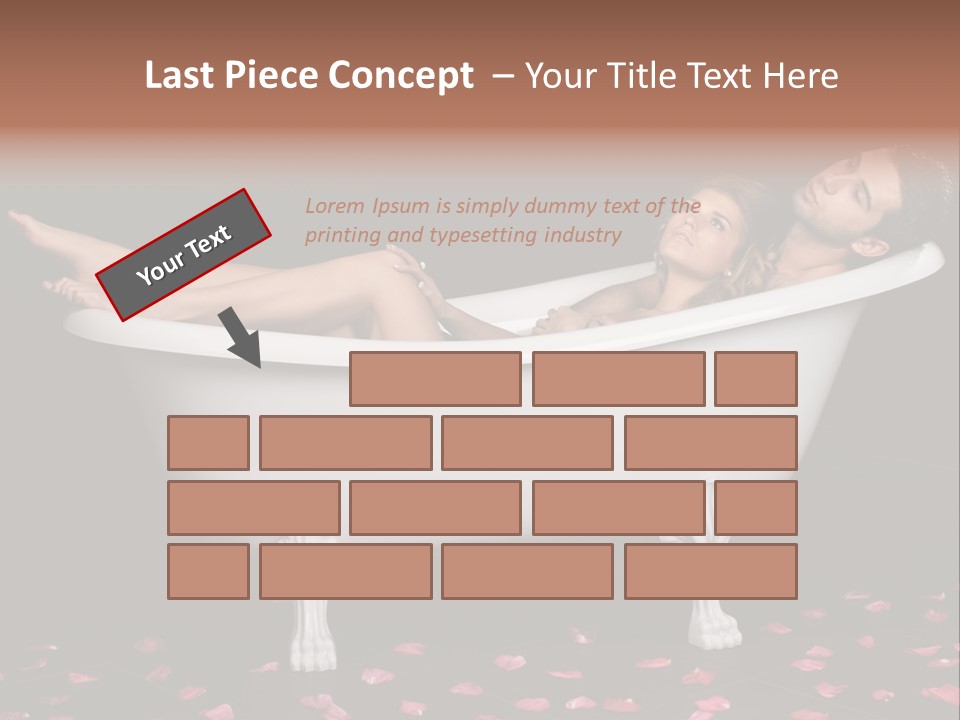 Resting Pretty Lad PowerPoint Template