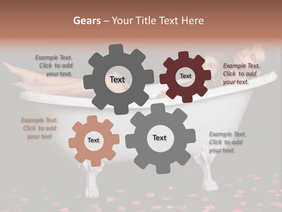 Resting Pretty Lad PowerPoint Template