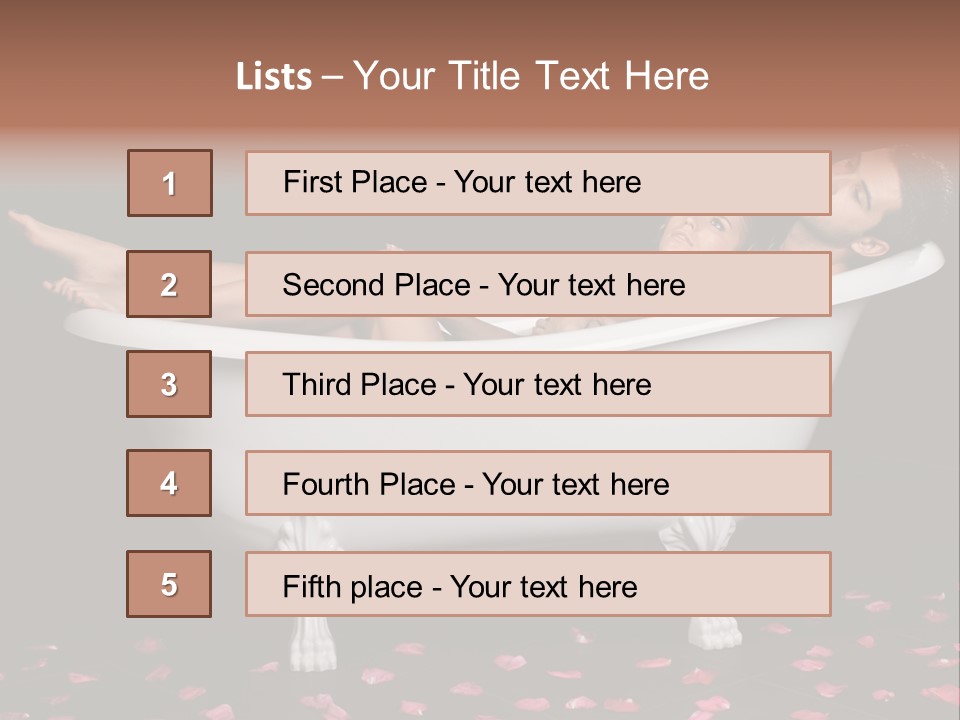 Resting Pretty Lad PowerPoint Template