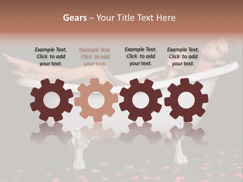 Resting Pretty Lad PowerPoint Template