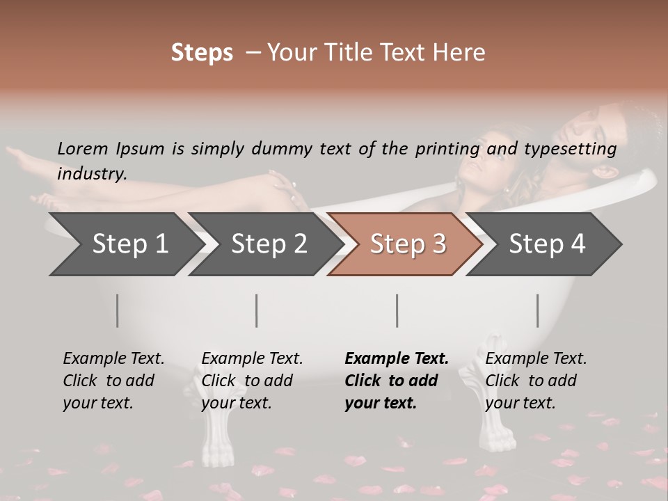 Resting Pretty Lad PowerPoint Template