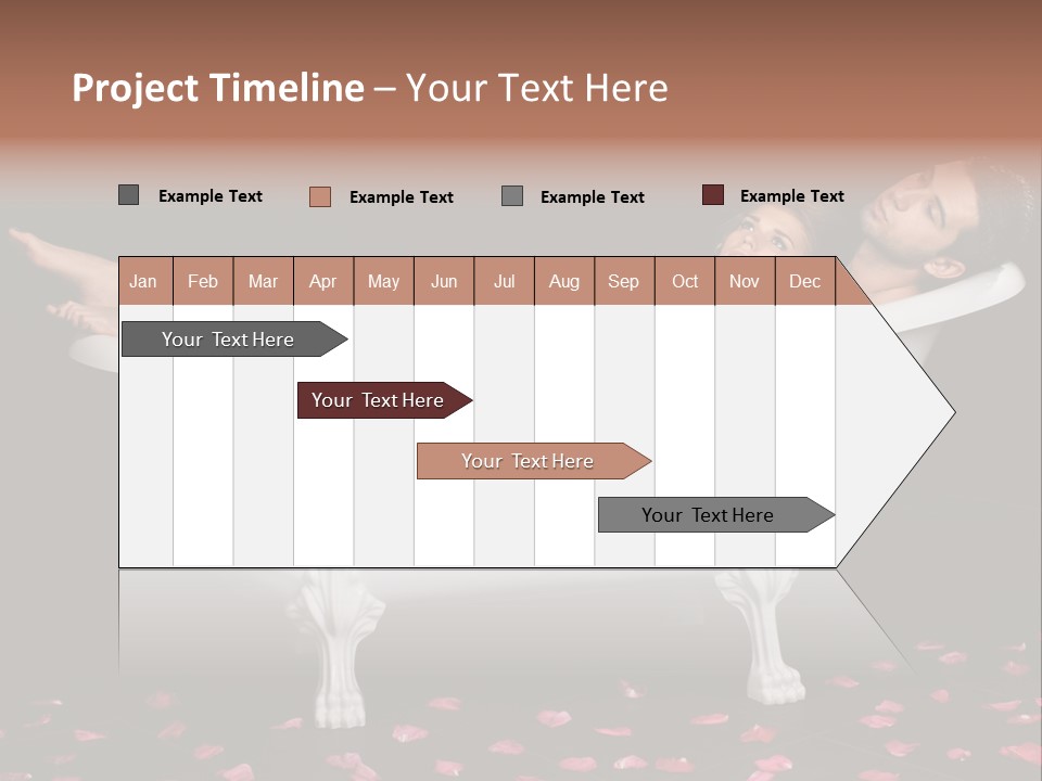 Resting Pretty Lad PowerPoint Template