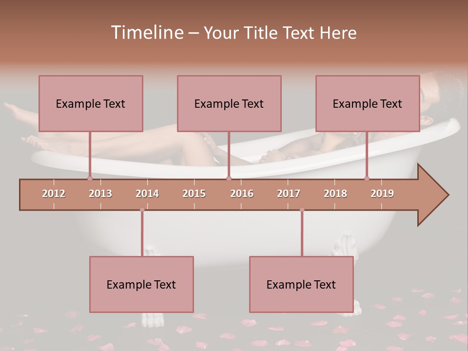 Resting Pretty Lad PowerPoint Template