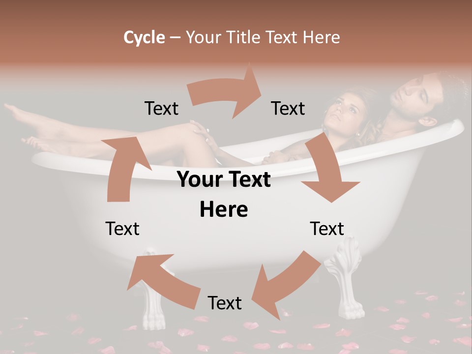 Resting Pretty Lad PowerPoint Template