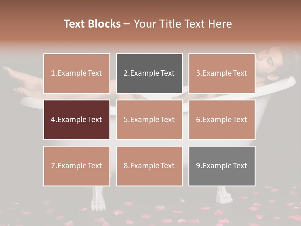 Resting Pretty Lad PowerPoint Template