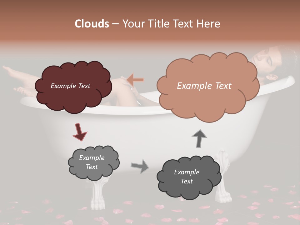 Resting Pretty Lad PowerPoint Template