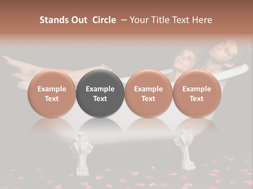 Resting Pretty Lad PowerPoint Template