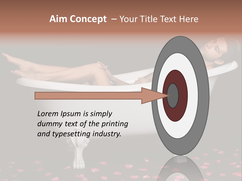 Resting Pretty Lad PowerPoint Template