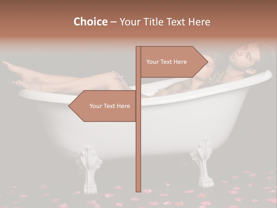 Resting Pretty Lad PowerPoint Template