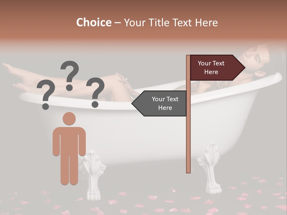 Resting Pretty Lad PowerPoint Template