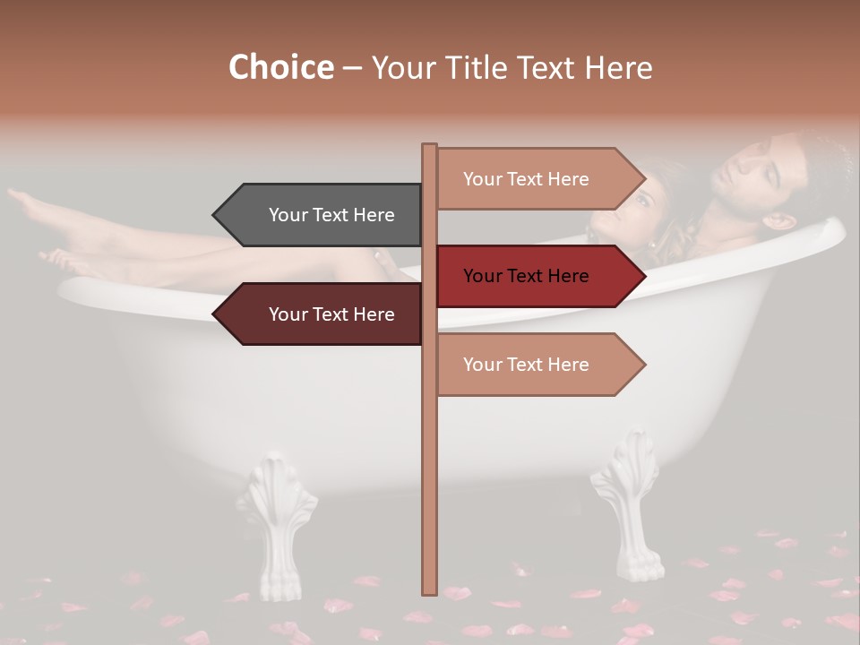 Resting Pretty Lad PowerPoint Template