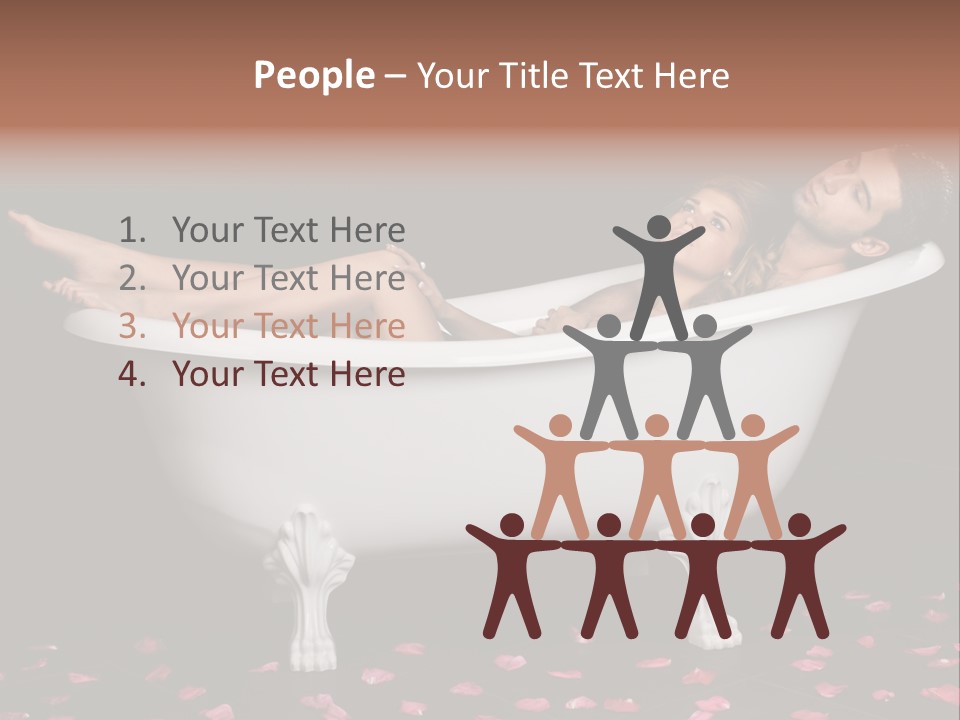 Resting Pretty Lad PowerPoint Template