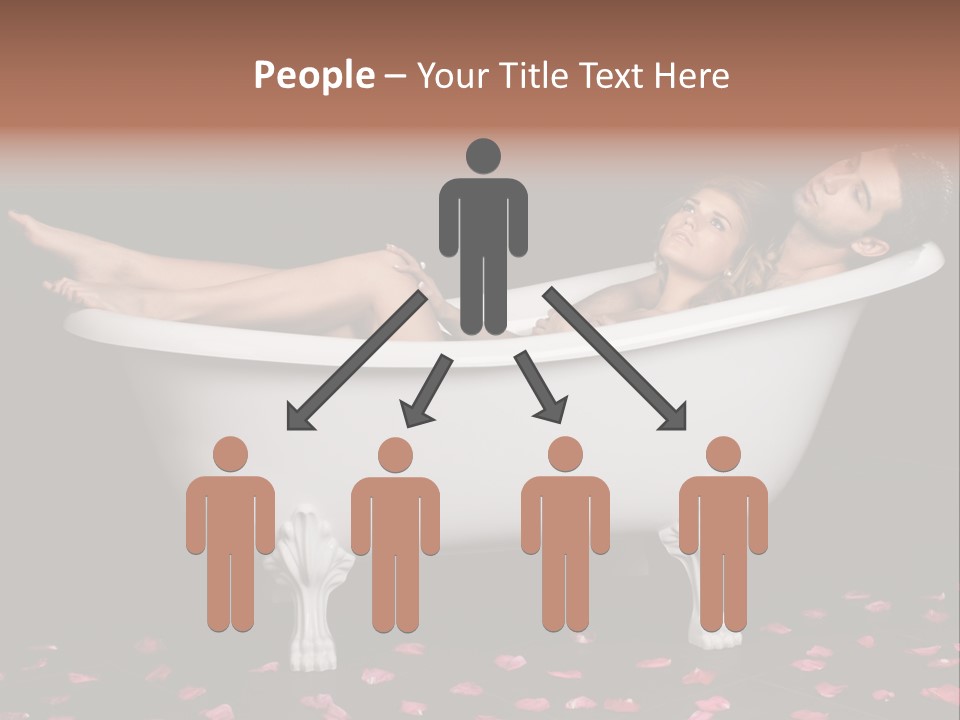 Resting Pretty Lad PowerPoint Template