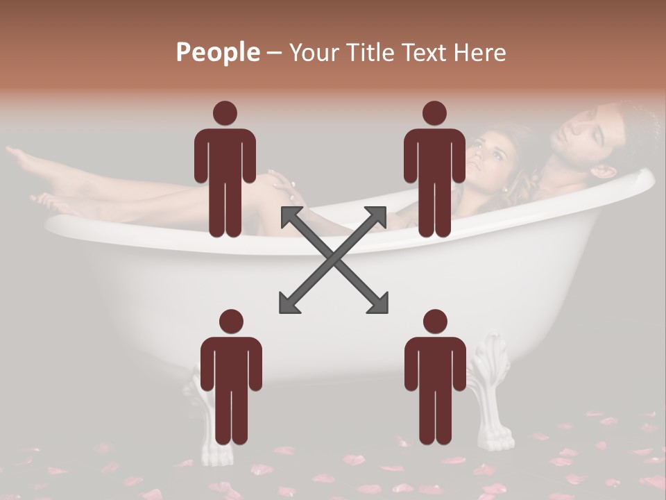 Resting Pretty Lad PowerPoint Template