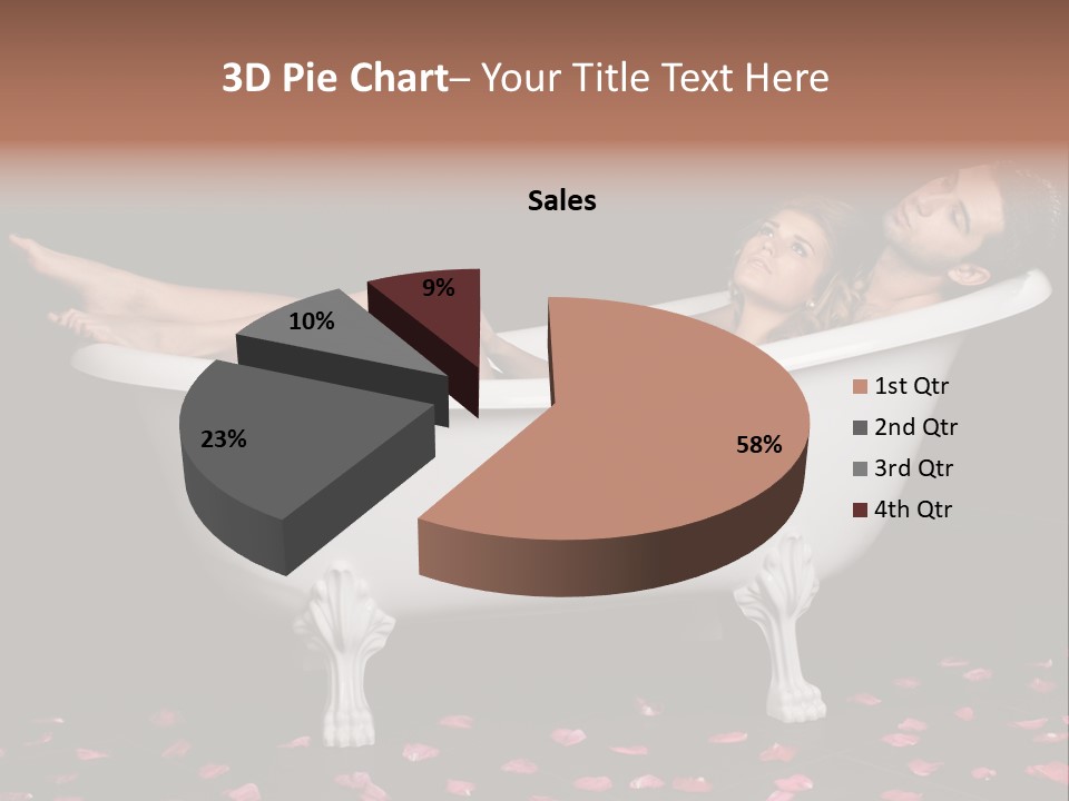Resting Pretty Lad PowerPoint Template