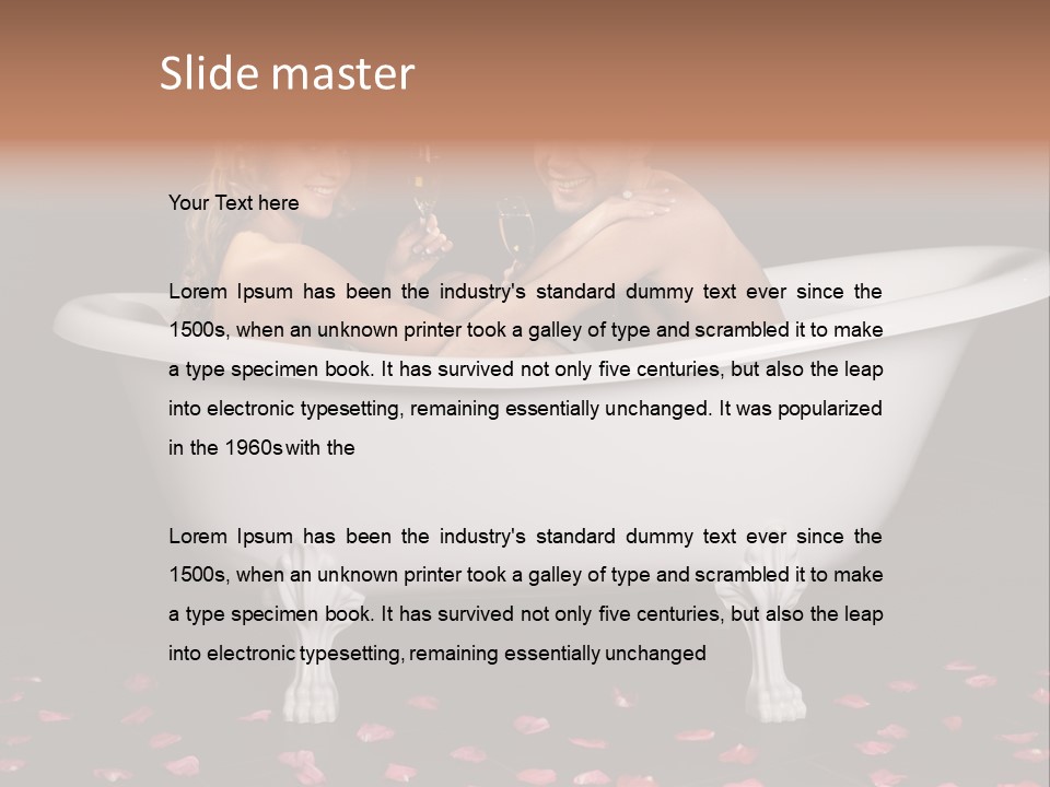 Pretty Fellow Woman PowerPoint Template