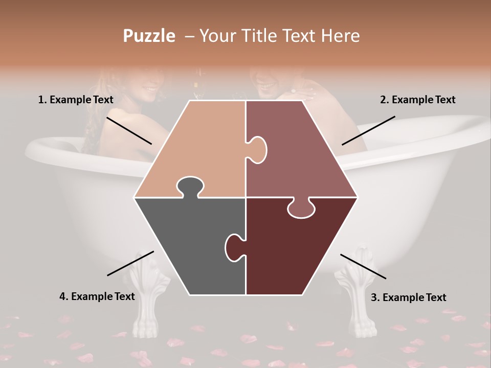 Pretty Fellow Woman PowerPoint Template