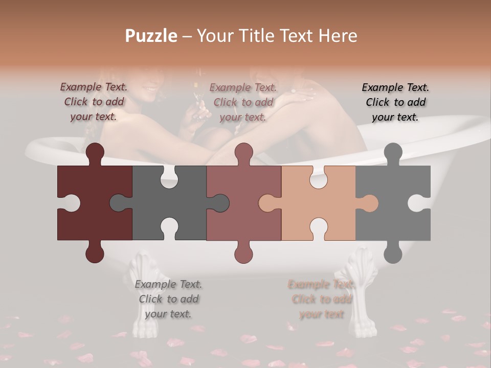 Pretty Fellow Woman PowerPoint Template