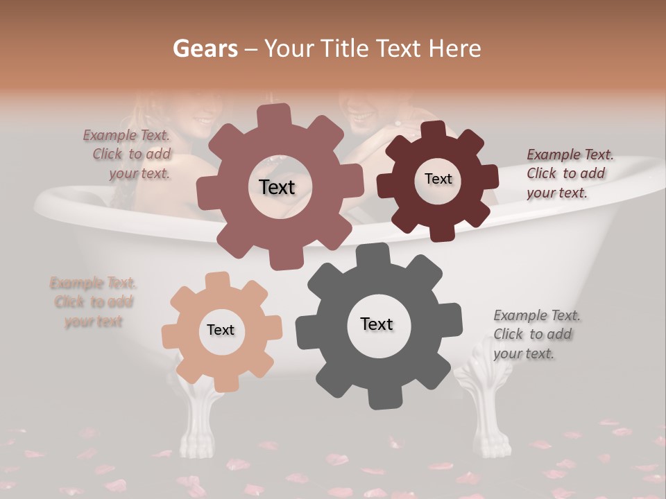 Pretty Fellow Woman PowerPoint Template