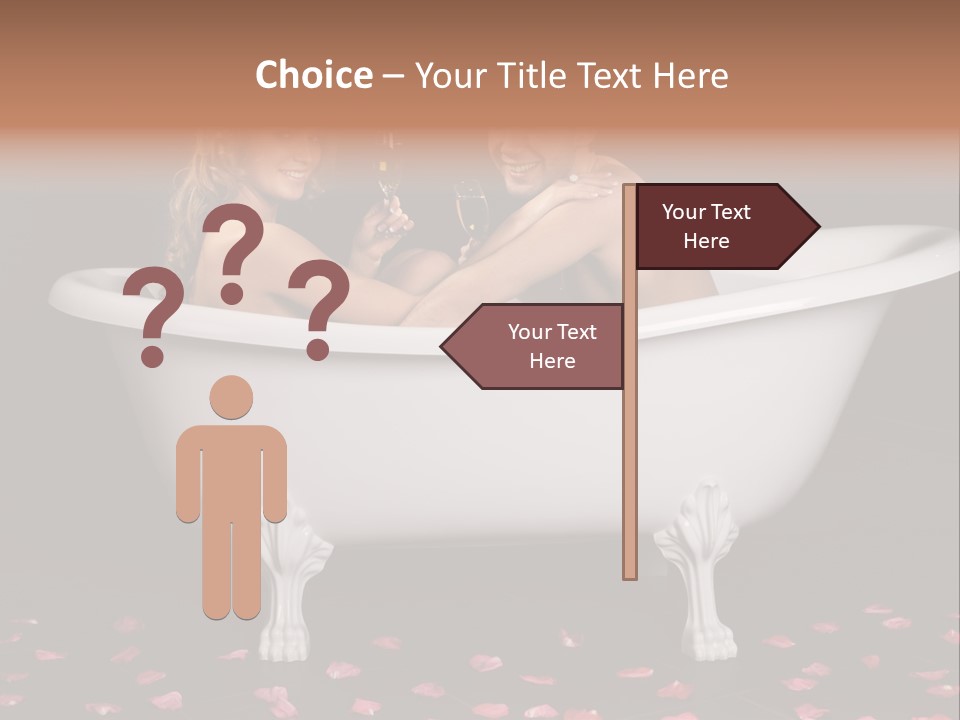 Pretty Fellow Woman PowerPoint Template